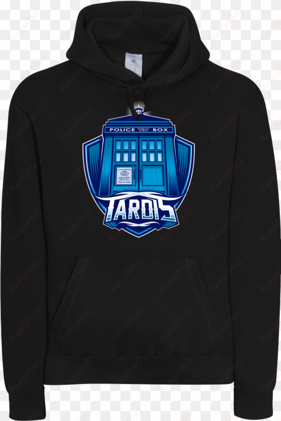 studiom6 team tardis sweatshirt b&c hooded