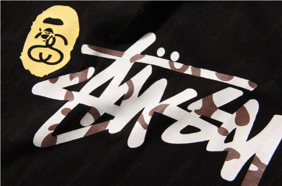 stussy x shark face tee