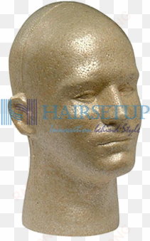 styrofoam head with face - giell styrofoam foam mannequin wig head display male