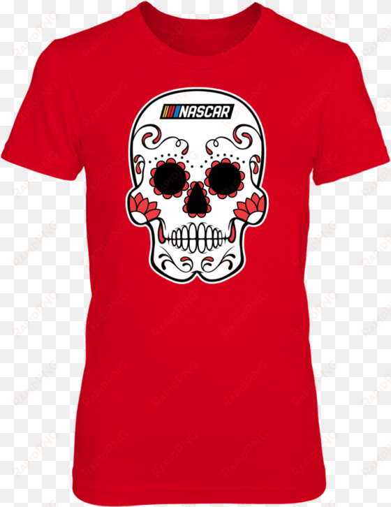 sugar skull nascar t shirt - sugar skull - houston dynamo guys tshirt for men