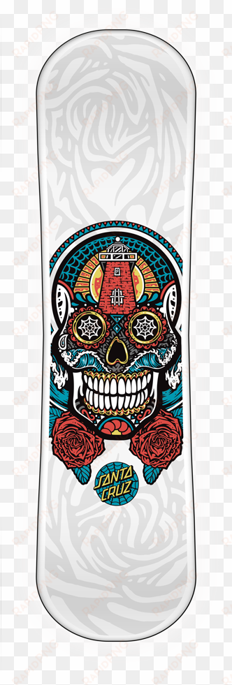 sugar skull - santa cruz sugar skull shark complete skateboard cruiser