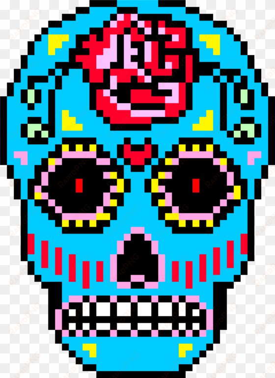 sugar skull - sugar skull pixel art