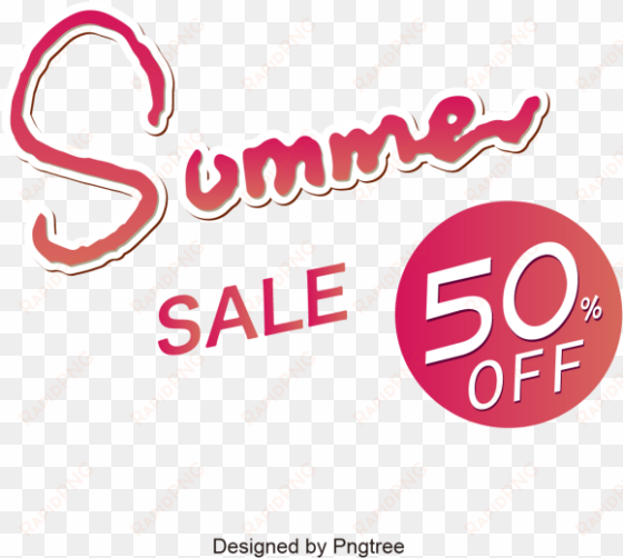 summer sale, sale vector, 50% png and vector