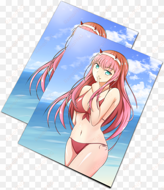 summer zero two print - zero two