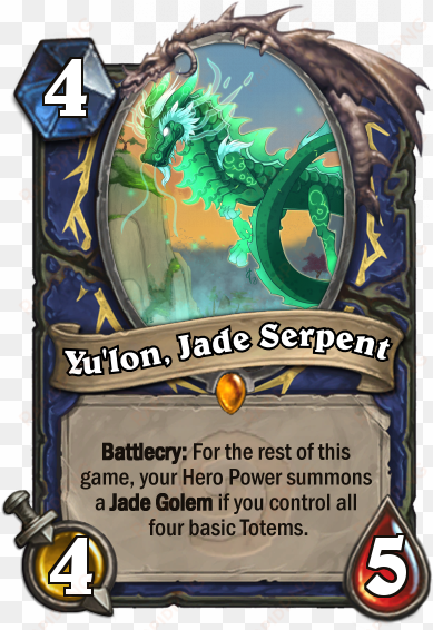 summoned all your totems summon a jade golem instead - hearthstone tol vir
