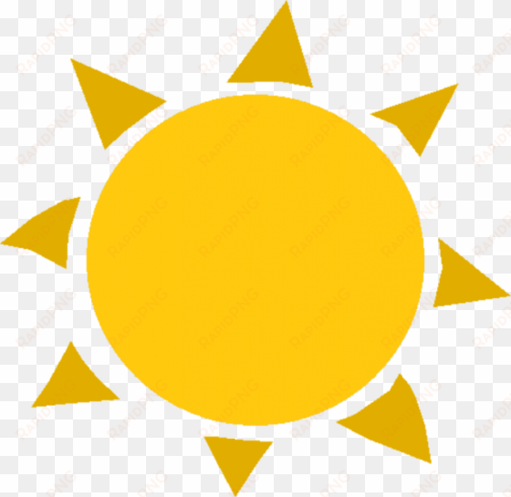 sun clipart png images - sunny weather icon