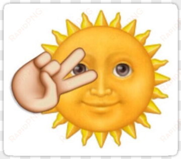 sun emoji png - significado dos emojis sol