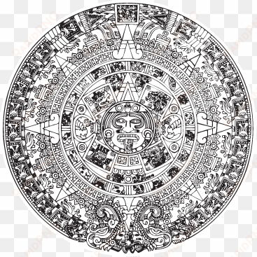 sun shield - aztec calendar