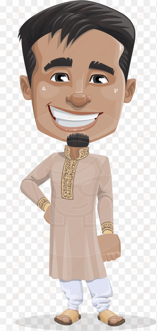 sunder the handsome - indian man cartoon characters