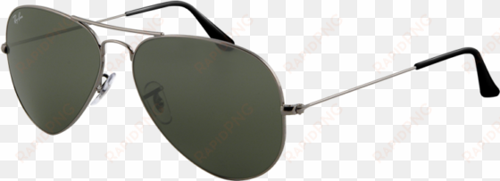 sunglasses - ray ban aviators gunmetal frame