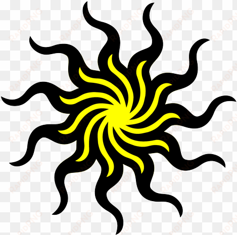 sunlight clipart tribal - tribal sun tattoos