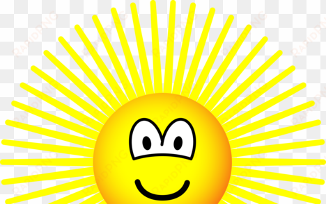 Sunrise Emoticon - Smiley Sunrise transparent png image