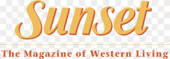 sunset magazine logo png transparent - sunset magazine