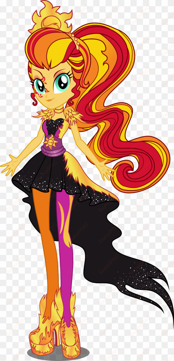 sunset shimmer - my little pony equestria girls sunset shimmer dress