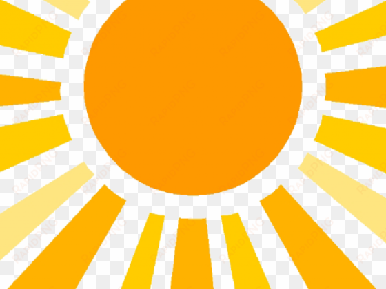 sunshine clipart half - summer season symbol