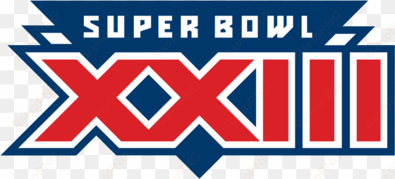super bowl xxiii - super bowl xxiii logo