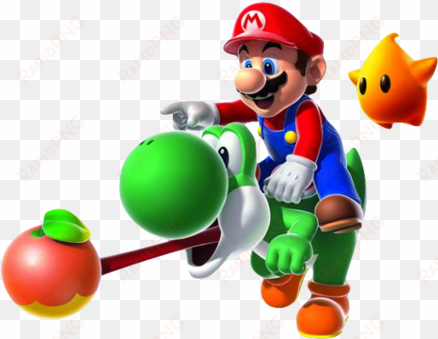 Super Mario Galaxy 2, Mario And Yoshi, And Super Mario - Super Mario Galaxy 2 Png transparent png image