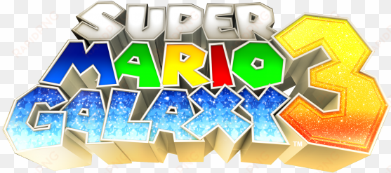 super mario galaxy 3 logo - mario galaxy 3