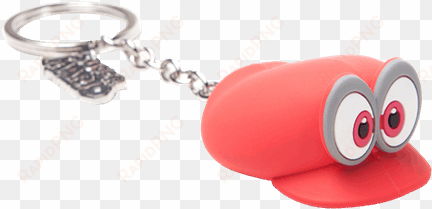 Super Mario Odyssey Cappy Keychain transparent png image