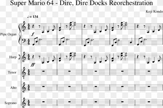 super mario - sheet music