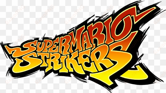 super mario strikers logo