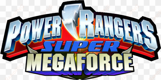 super megaforce disney style - power rangers super megaforce logo