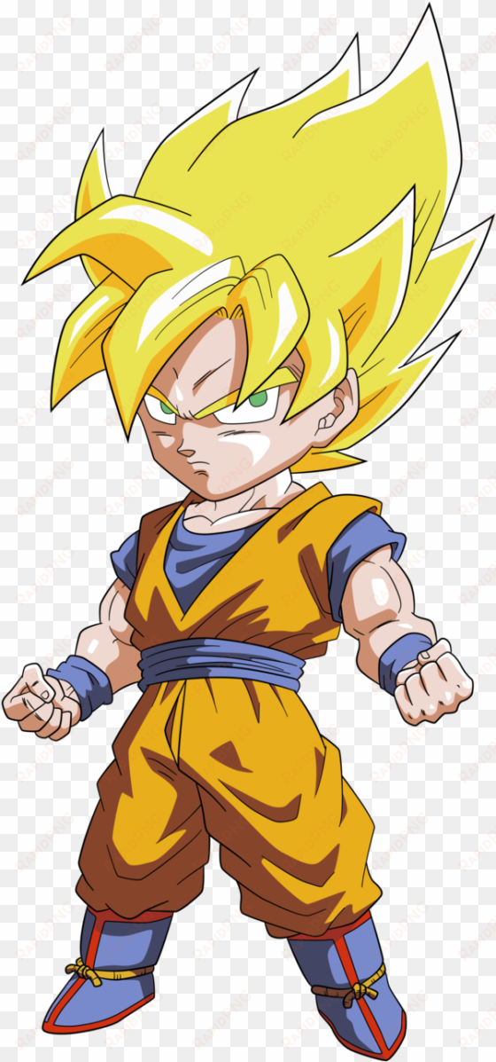 super saiyan chibi - goku super saiyan chibi