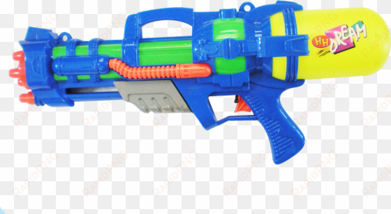 super shooter gun blue - all water gun png