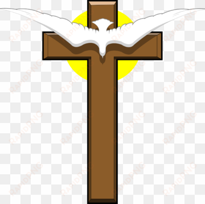 superb cross and dove images logo - cross clip art