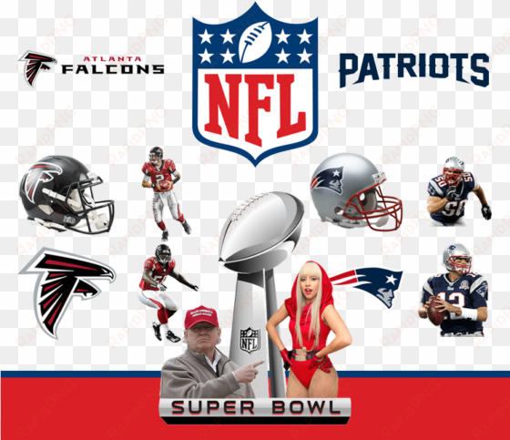 superbowl 2017 visual composition - nfl coloring book: all 32 nfl american football team
