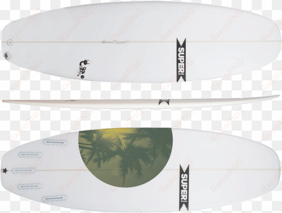 superbrand surfboards slug hybr - tabla de surf superbrand the slug r