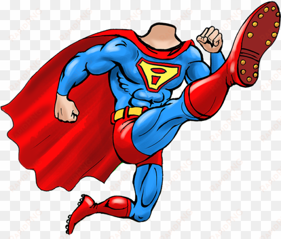 superman clipart caricature body - superhero caricature maker free