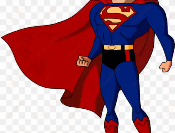 superman clipart dcau - superman cartoon drawing