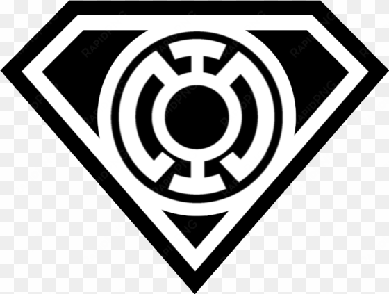 superman logo outline hd 814 - superman blue lantern logo