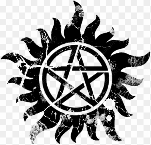 supernatural anti possession symbol tumblr - tattoo do dean winchester
