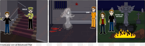 supernatural ghost nurse at jail - cartoon