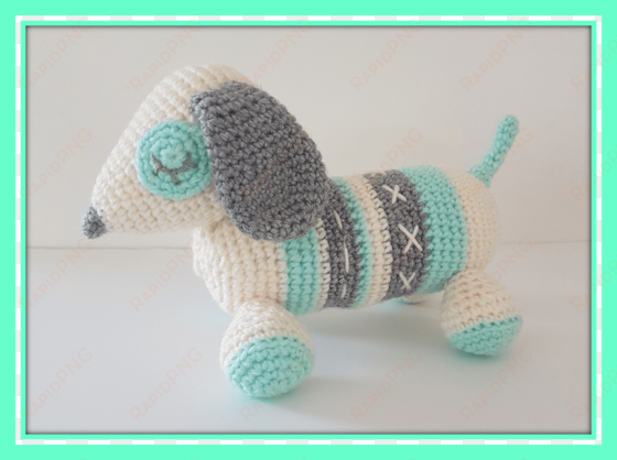 supplies size 4mm crochet hook - dachshund