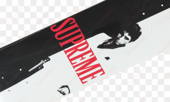 supreme scarface split skate deck "fw 17"