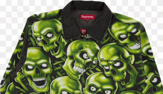 supreme skull pile work jacket "ss 18"