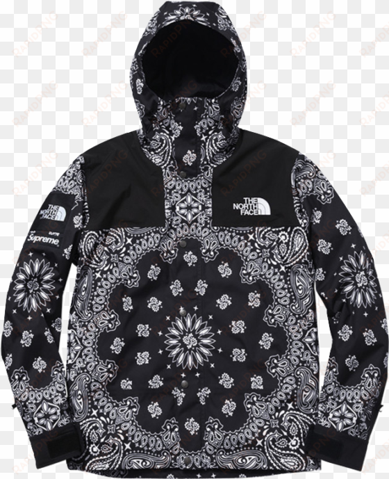 supreme/the north face bandana mountain parka - supreme x north face 2014