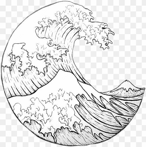 surf blue azul ola wave tumblr whatsapp emoji emoticon - aesthetic ocean drawing