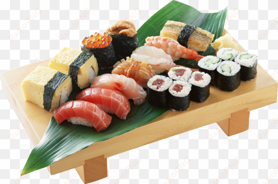 sushi plate png - japanese sushi and sashimi