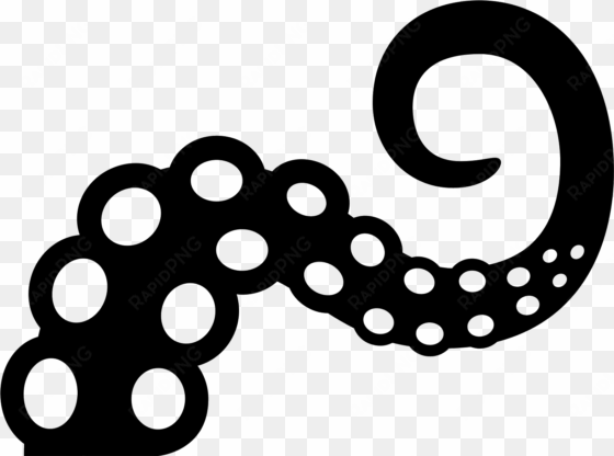 svg black and white library tentacles icon - tentacles icon