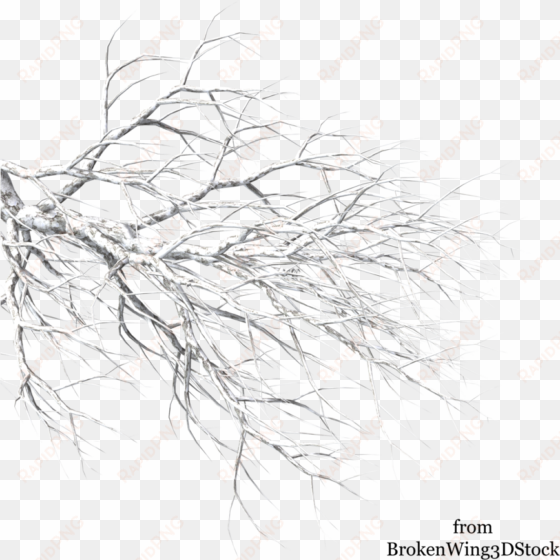 svg download winter tree by brokenwing dstock on deviantart - winter tree branch png