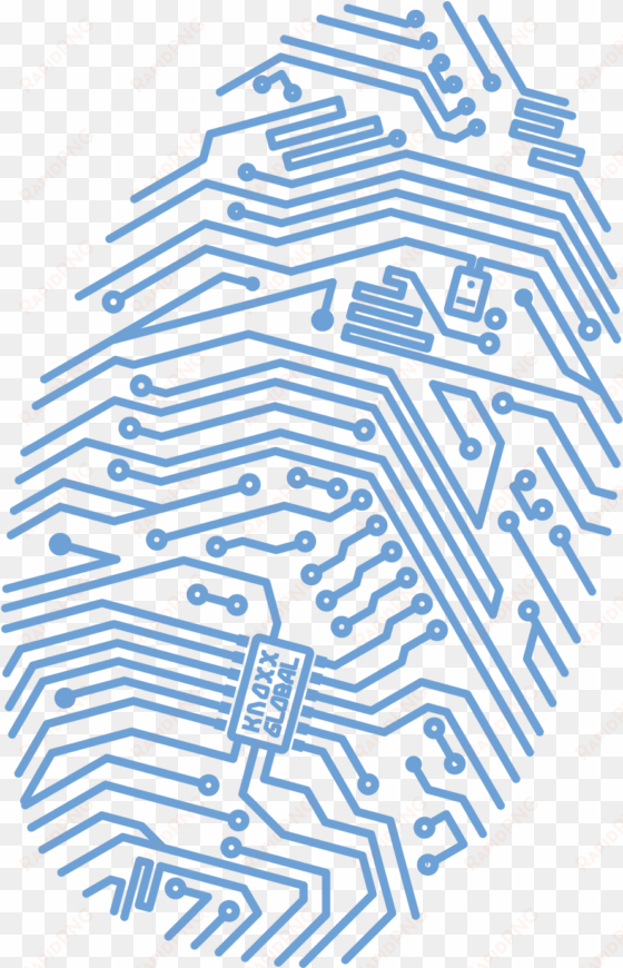 svg free stock fingerprint logo - motherboard fingerprint