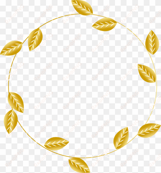 svg library download golden vector gold foil - gold leaf circle png