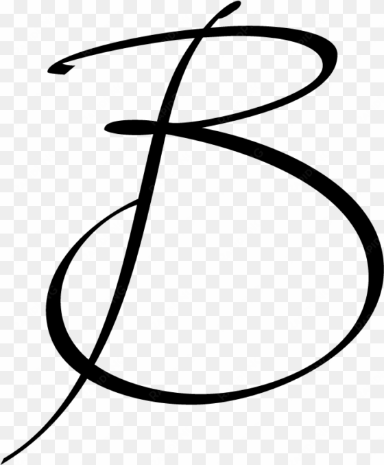 svg - monogram letter b png