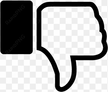 svg png - thumbs down png