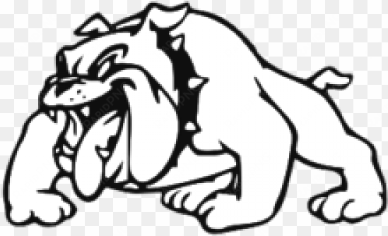 svg royalty free download bulldog clipart black and - st cloud high school bulldog