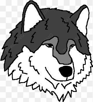 svg stock head transparent wolf